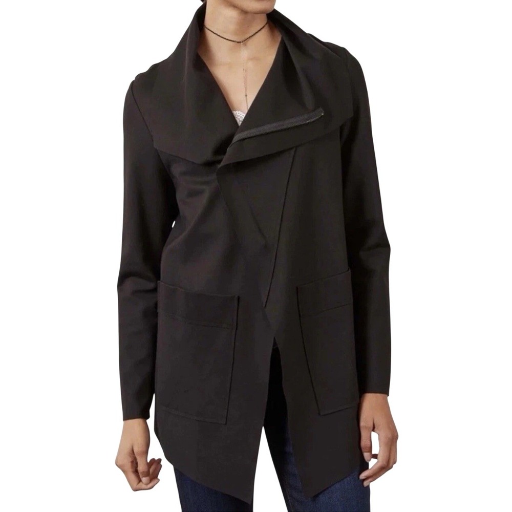 Ruti The Foundation Jacket Black Luxury Travel Lounge Size Medium
